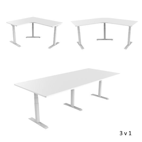 výškovo nastaviteľný stôl 3v1 ET223TIB