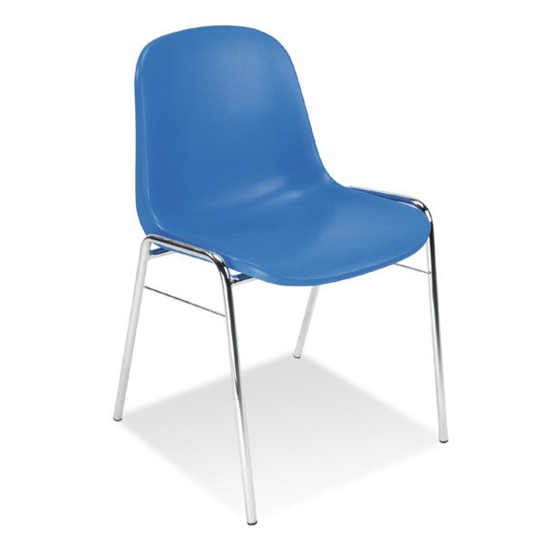 plastová stolička Beta chróm